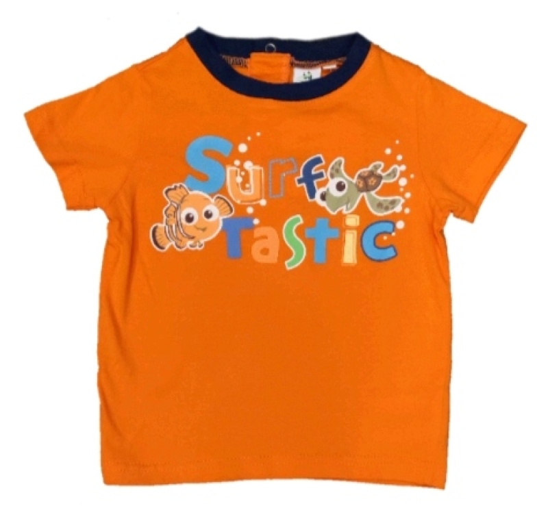 Baby T-Shirt für Jungen Findet Nemo in Orange